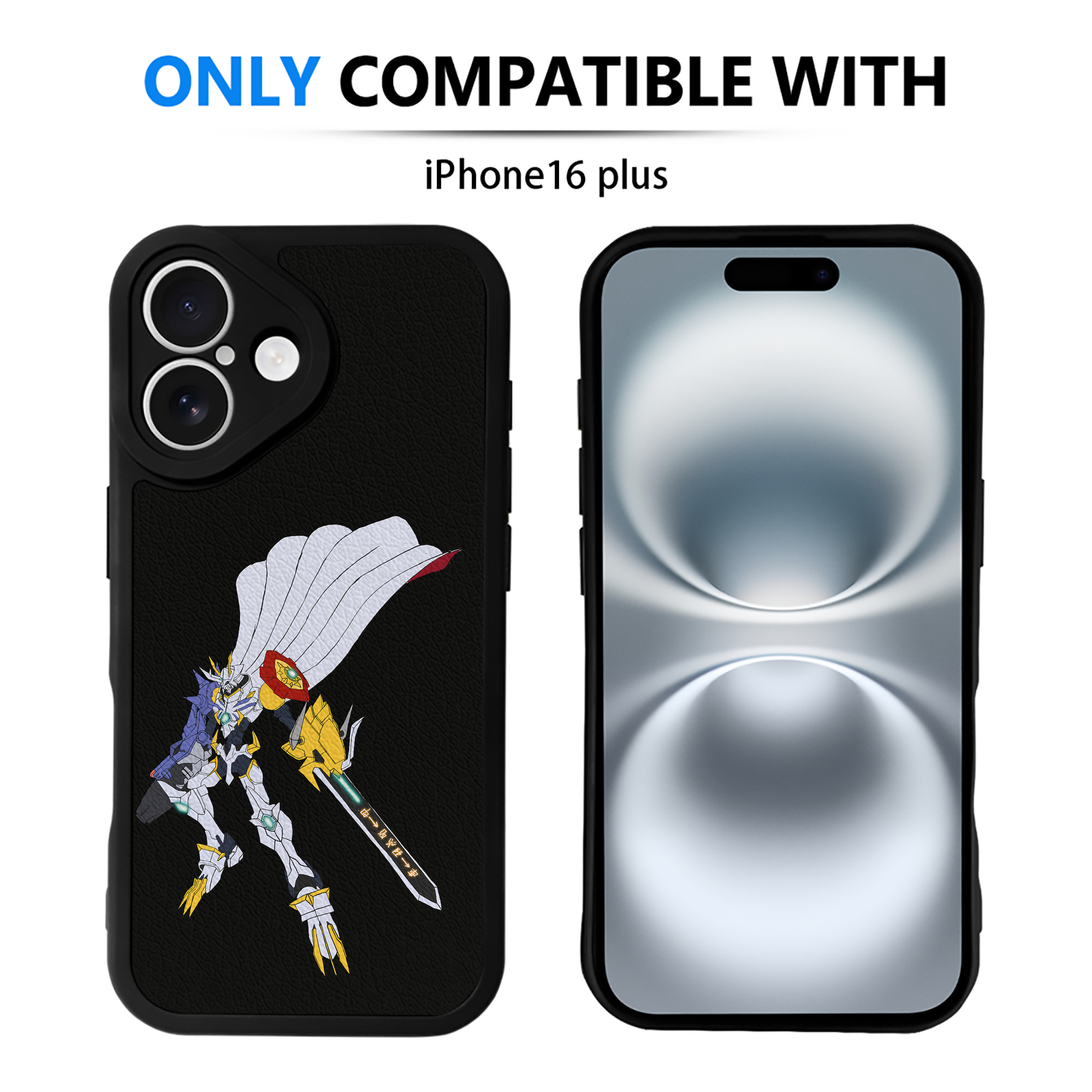 （画像用） Digimon デジタルモンスター/デジモン 【iPhone 16シリーズ対応】シリコンスマホケース（レザー調） 材質：シリコン